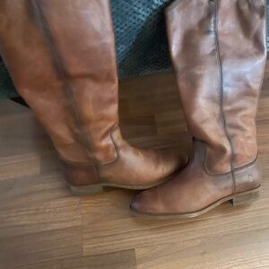 Frye Brown Leather Riding Boots